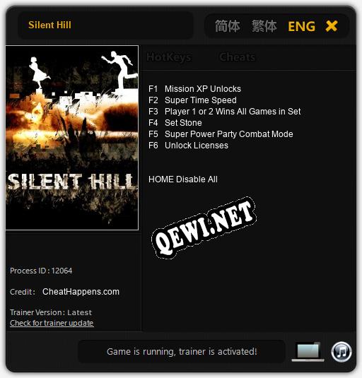 Silent Hill: ТРЕЙНЕР И ЧИТЫ (V1.0.87)