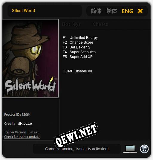 Silent World: Читы, Трейнер +5 [dR.oLLe]