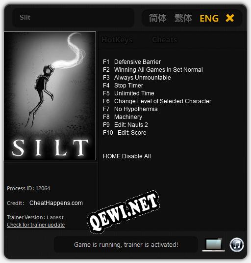 Трейнер для Silt [v1.0.6]