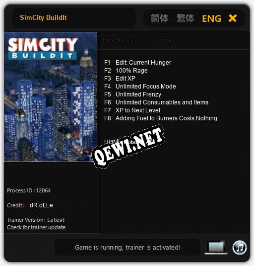 SimCity BuildIt: Читы, Трейнер +8 [dR.oLLe]