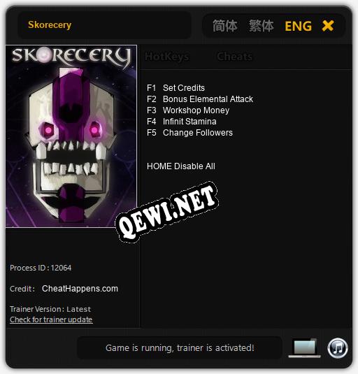 Skorecery: Трейнер +5 [v1.9]