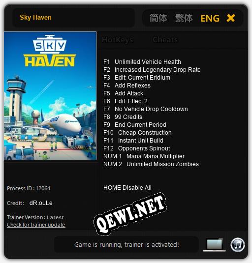 Sky Haven: Читы, Трейнер +14 [dR.oLLe]