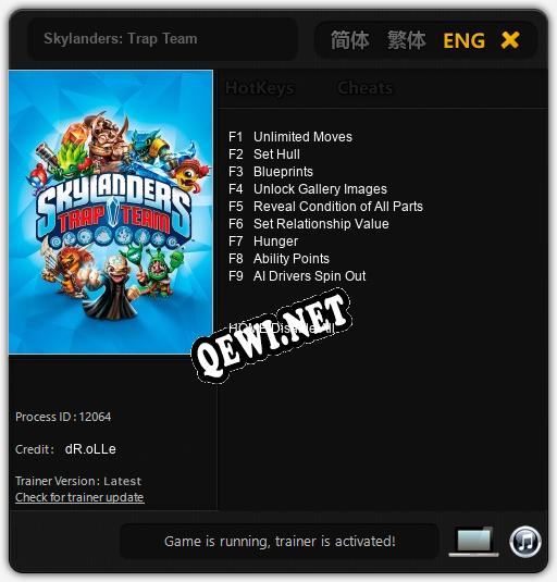 Skylanders: Trap Team: ТРЕЙНЕР И ЧИТЫ (V1.0.94)