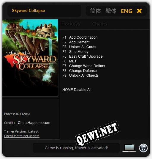 Трейнер для Skyward Collapse [v1.0.5]
