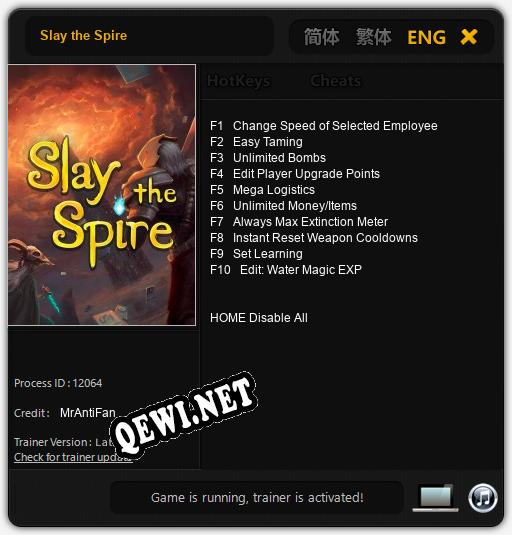 Трейнер для Slay the Spire [v1.0.3]