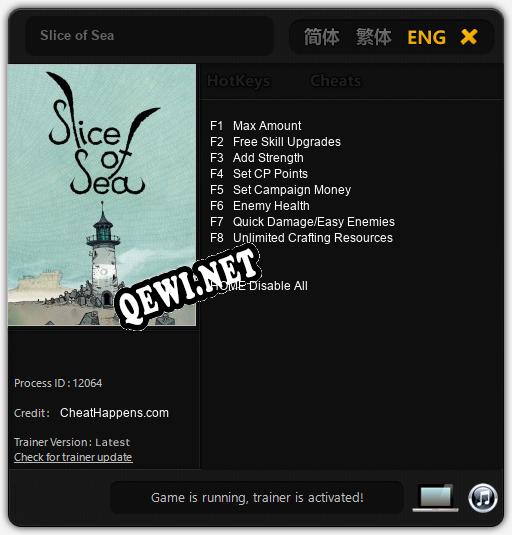 Slice of Sea: Читы, Трейнер +8 [CheatHappens.com]