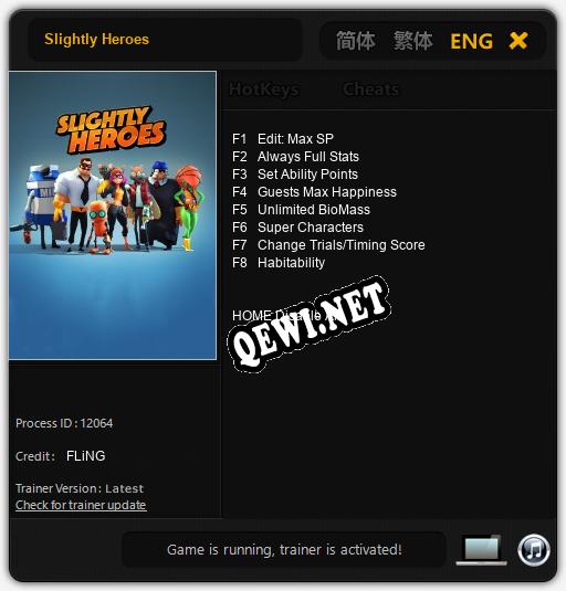 Slightly Heroes: Трейнер +8 [v1.3]