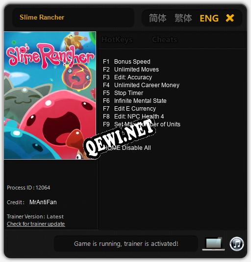 Slime Rancher: ТРЕЙНЕР И ЧИТЫ (V1.0.12)