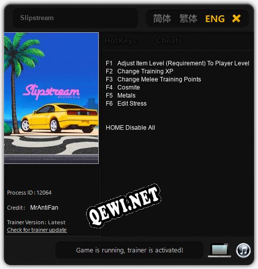 Slipstream: Читы, Трейнер +6 [MrAntiFan]