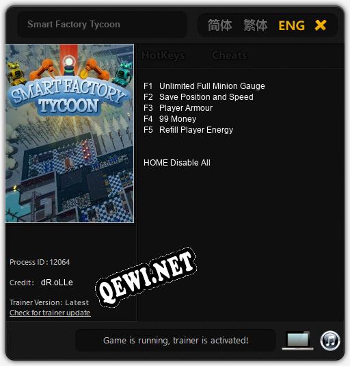 Smart Factory Tycoon: Трейнер +5 [v1.3]