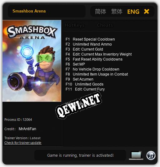 Smashbox Arena: ТРЕЙНЕР И ЧИТЫ (V1.0.36)