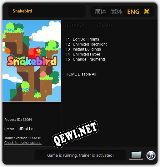 Snakebird: Читы, Трейнер +5 [dR.oLLe]