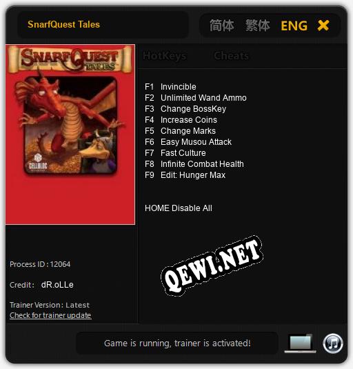 SnarfQuest Tales: ТРЕЙНЕР И ЧИТЫ (V1.0.3)
