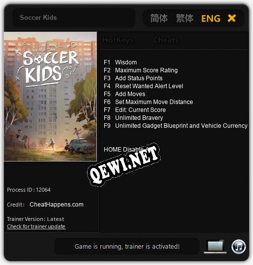 Soccer Kids: Читы, Трейнер +9 [CheatHappens.com]