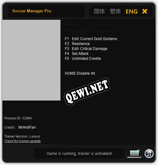 Soccer Manager Pro: Трейнер +5 [v1.8]