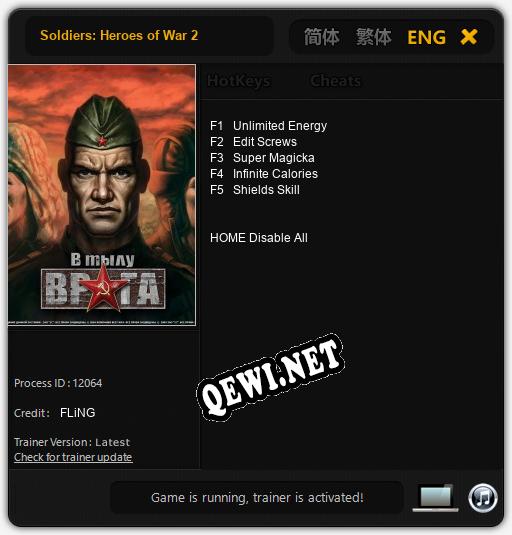 Soldiers: Heroes of War 2: ТРЕЙНЕР И ЧИТЫ (V1.0.92)