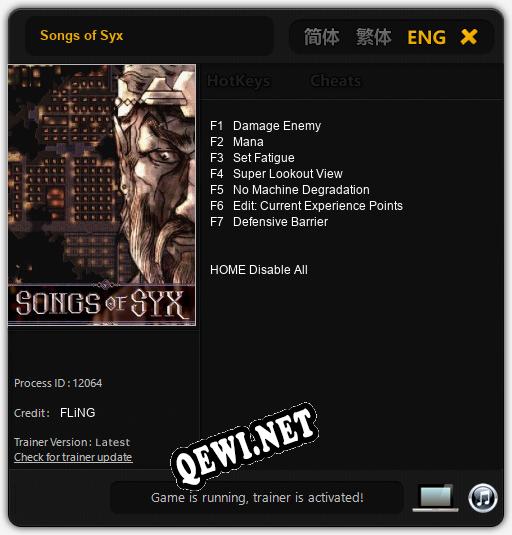 Songs of Syx: ТРЕЙНЕР И ЧИТЫ (V1.0.27)