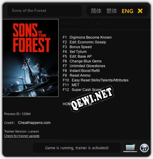 Sons of the Forest: ТРЕЙНЕР И ЧИТЫ (V1.0.6)