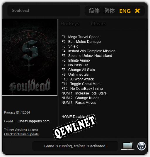 Souldead: ТРЕЙНЕР И ЧИТЫ (V1.0.58)