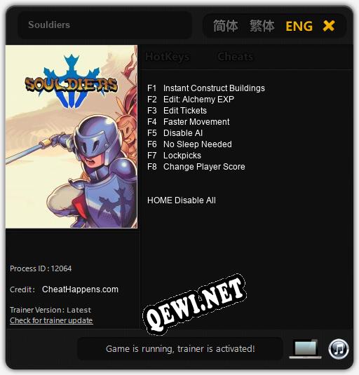 Souldiers: Читы, Трейнер +8 [CheatHappens.com]