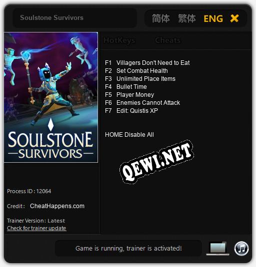 Soulstone Survivors: Читы, Трейнер +7 [CheatHappens.com]