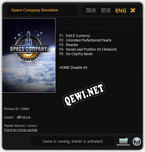 Space Company Simulator: Читы, Трейнер +5 [dR.oLLe]