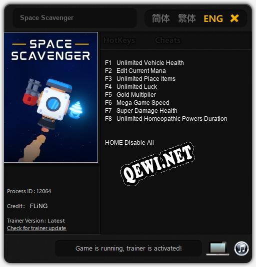 Space Scavenger: ТРЕЙНЕР И ЧИТЫ (V1.0.1)