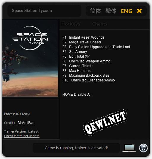 Space Station Tycoon: ТРЕЙНЕР И ЧИТЫ (V1.0.89)