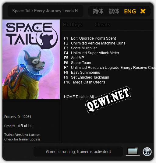 Space Tail: Every Journey Leads Home: Читы, Трейнер +10 [dR.oLLe]