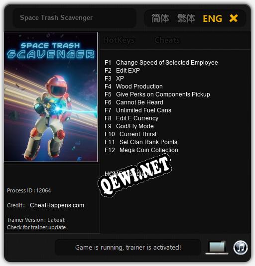 Space Trash Scavenger: Читы, Трейнер +12 [CheatHappens.com]