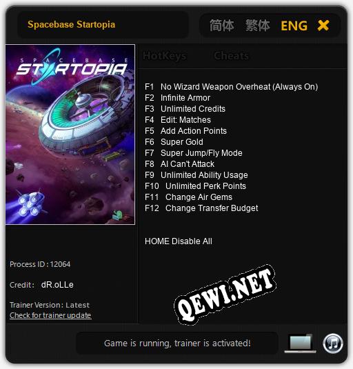 Spacebase Startopia: Читы, Трейнер +12 [dR.oLLe]