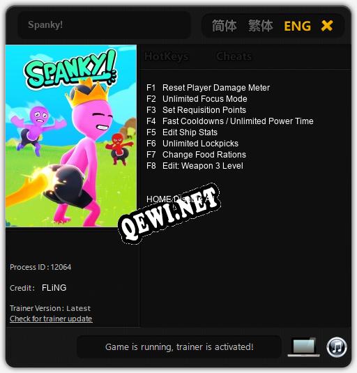 Трейнер для Spanky! [v1.0.6]