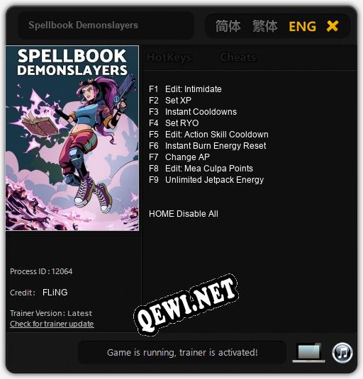 Spellbook Demonslayers: ТРЕЙНЕР И ЧИТЫ (V1.0.66)