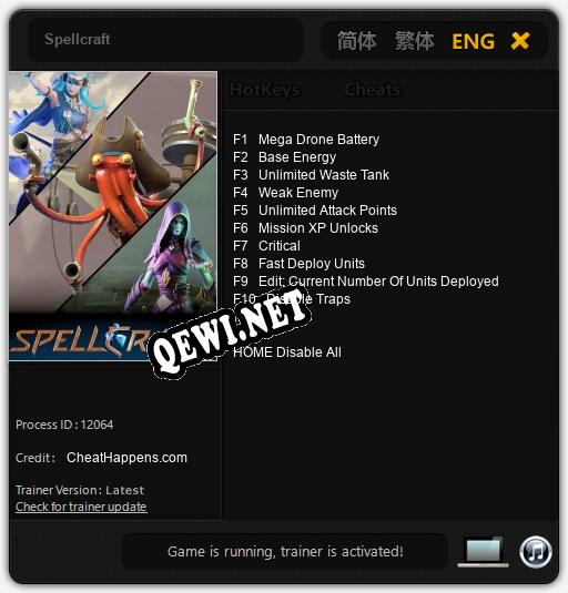 Трейнер для Spellcraft [v1.0.2]