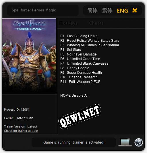 Spellforce: Heroes Magic: Трейнер +11 [v1.2]