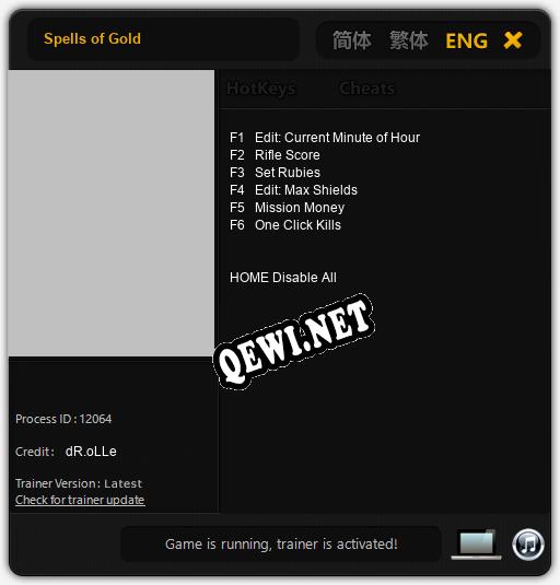 Spells of Gold: Трейнер +6 [v1.4]