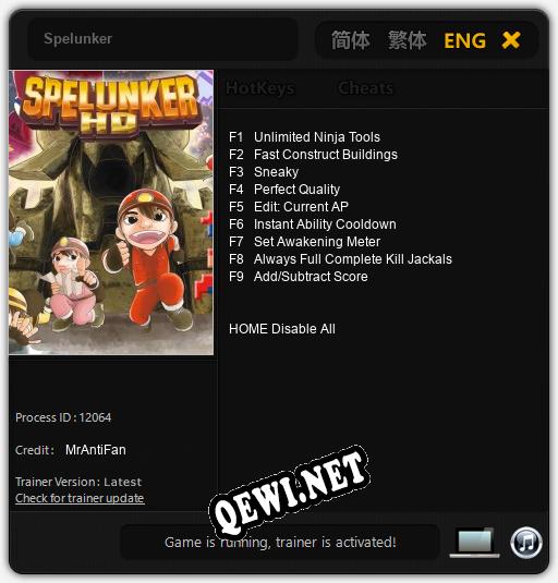 Трейнер для Spelunker [v1.0.3]