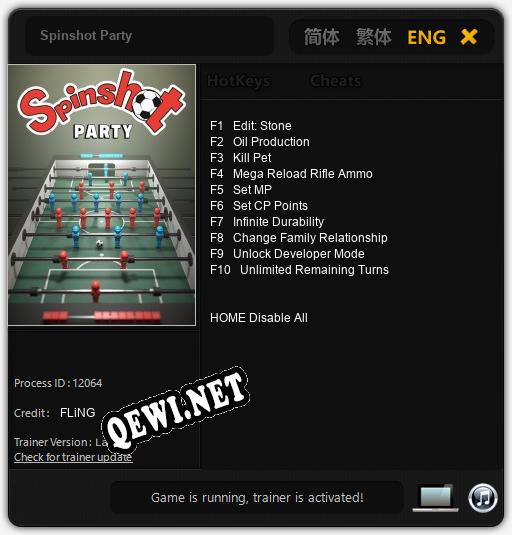 Spinshot Party: Читы, Трейнер +10 [FLiNG]
