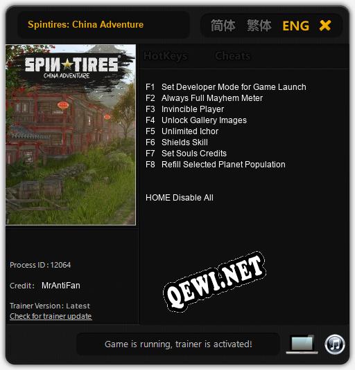 Spintires: China Adventure: Читы, Трейнер +8 [MrAntiFan]