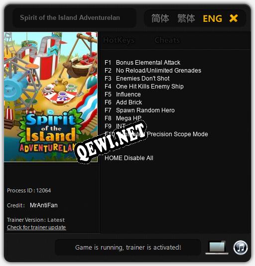 Spirit of the Island Adventureland: Читы, Трейнер +10 [MrAntiFan]
