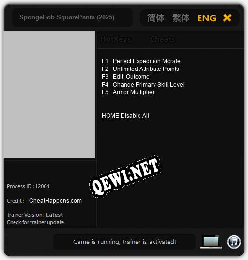 SpongeBob SquarePants (2025): Трейнер +5 [v1.9]