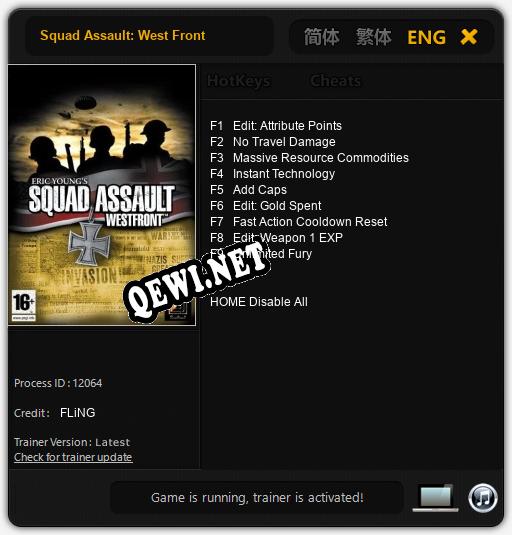 Squad Assault: West Front: ТРЕЙНЕР И ЧИТЫ (V1.0.51)