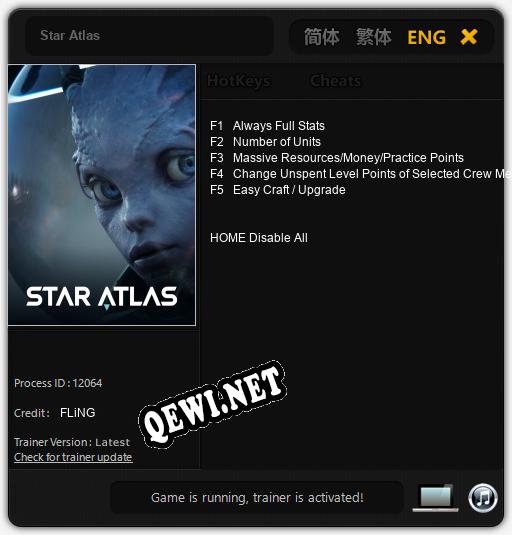 Star Atlas: Читы, Трейнер +5 [FLiNG]