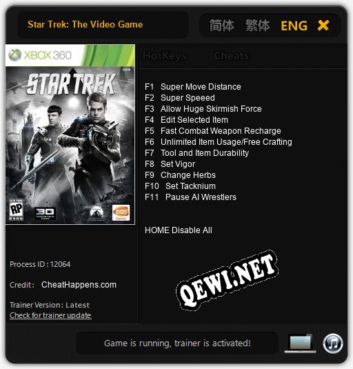 Star Trek: The Video Game: Читы, Трейнер +11 [CheatHappens.com]