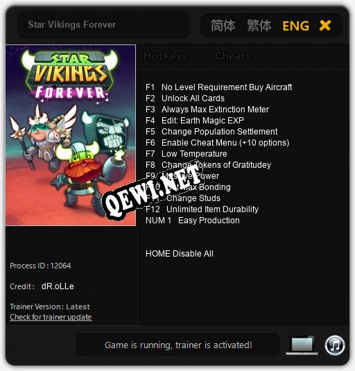 Star Vikings Forever: Трейнер +13 [v1.5]