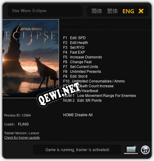 Star Wars: Eclipse: ТРЕЙНЕР И ЧИТЫ (V1.0.17)