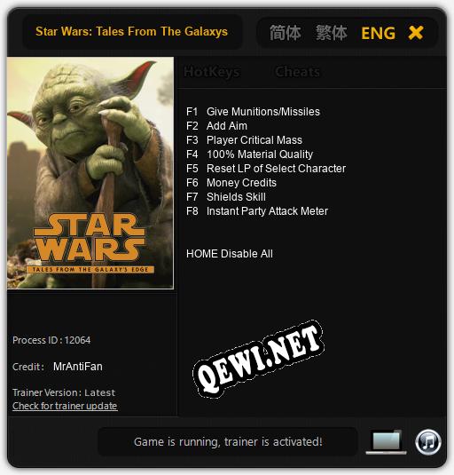 Star Wars: Tales From The Galaxys Edge: Читы, Трейнер +8 [MrAntiFan]