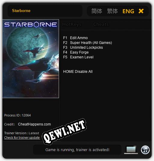 Starborne: Трейнер +5 [v1.6]