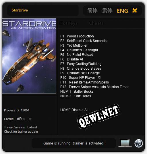 StarDrive: ТРЕЙНЕР И ЧИТЫ (V1.0.18)