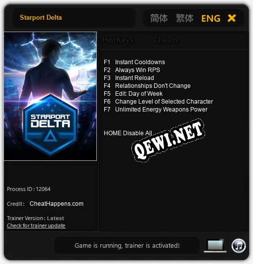 Starport Delta: Читы, Трейнер +7 [CheatHappens.com]